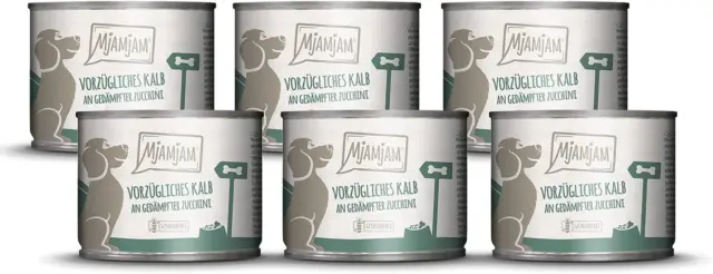 Cibo Umido Premium per Cani - Ottimo Vitello Con Zucchine Al Vapore, Confezione
