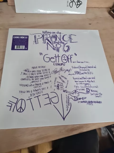 PRINCE Gett Off - Limited edition 12 Single RSD 2023  New Please Read