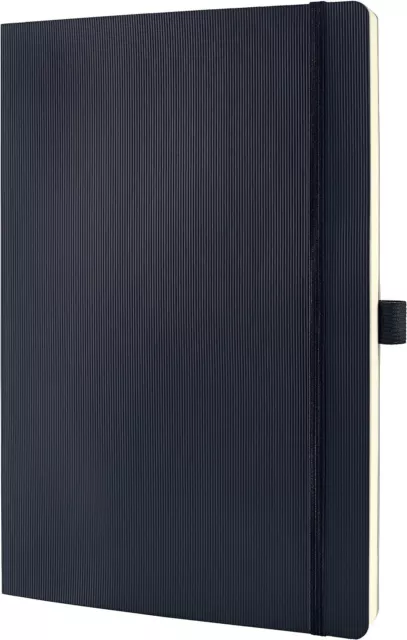 SIGEL CO310 Premium Notizbuch kariert A4 Softcover schwarz nachhaltig NEU