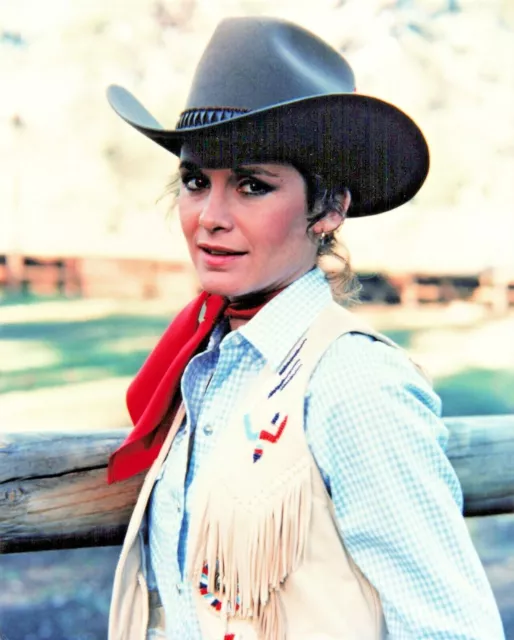 Stephanie Zimbalist Publicity Photo 8x10 Cowgirl 1980s Remington Steele  P29c