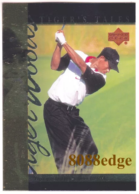 2001 Upper Deck Ud Golf Tiger's Tales: Tiger Woods #Tt13 Rookie Year Rc Insert