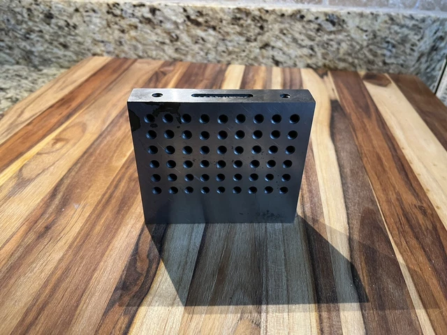 precision angle plate with fence  4.75 x 5 x 5