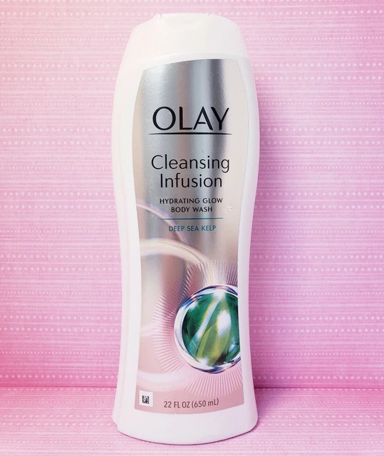 OLAY CLEANSING INFUSION Hydrating Glow Body Wash Deep Sea Kelp 22 fl