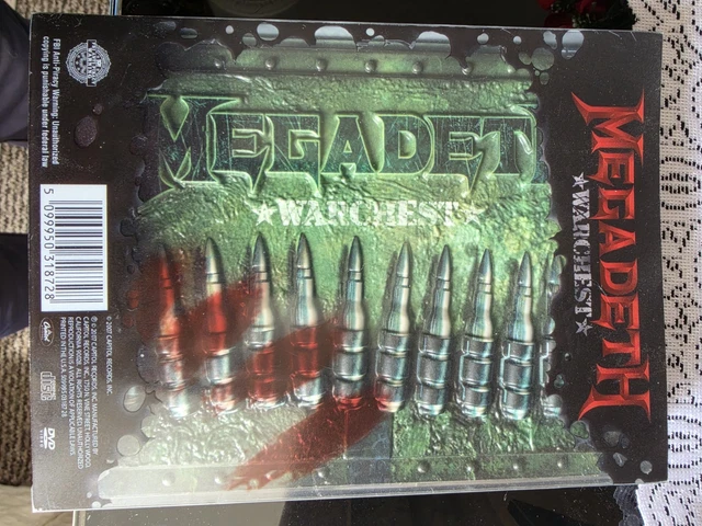 MEGADETH WARCHEST 5 Disc Box Set CD Collection In New Immaculate