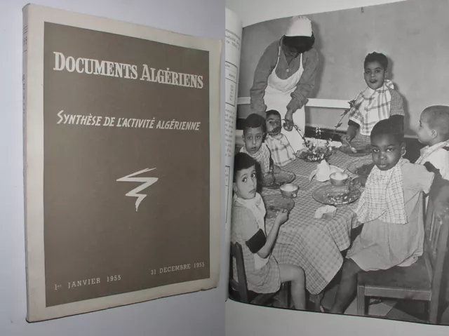 Documents Algeriens - Synthese De L'activite Algerienne - 1955