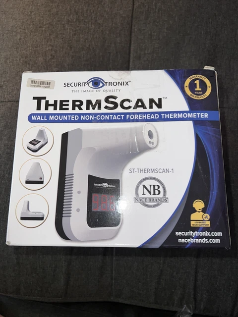 SecurityTronix ThermScan Wall Mounted Non-Contact Forehead Thermometer