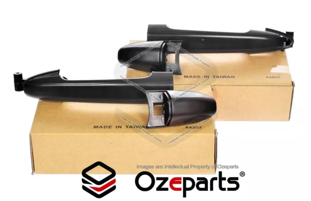 Pair LH+RH OUTER Rear Sliding Door Handle Black For Mercedes Sprinter W906 06~18