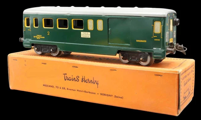 TRAIN ECHELLE O JdeP WAGON GAZ 1938 / jouet ancien 1938 EUR 85,00