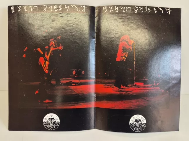 Black Sabbath Tour Official Genuine Programme 1981 Heaven And Hell Dio 3