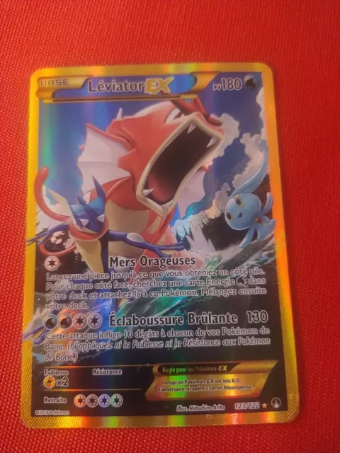 Gyarados Ex 123/122 PV180 Holo Reverse Full Art Pokemon Card FR VF Rare