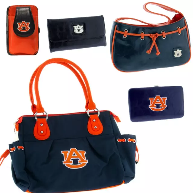 AUBURN TIGERS WOMENS PURSE WALLET CELLPHONE ID HOLDER BAG Crossbody Phone NIP