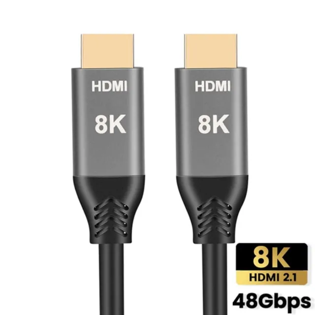 HDR10 Haut débit 8K @ 60Hz 4K @ 120Hz Câble vidéo Câble HDMI 2.1 48Gbps