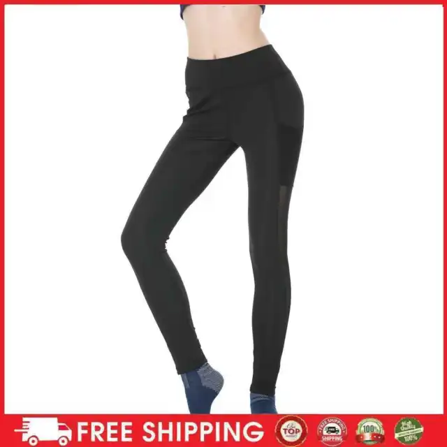 Women Yoga Pants Elastic Fitness Leggings Tights Sportswear+Ankle Pad-218713
