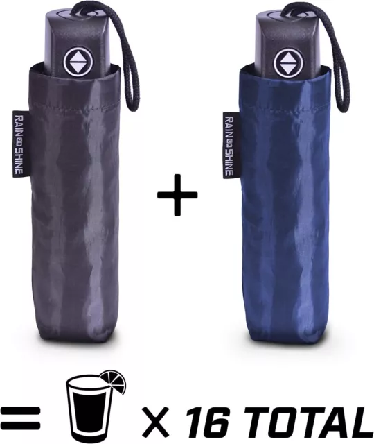 Umbrella Flask 2x Pack | Hidden Flask Secret Bottle Alcohol Booze Bottles