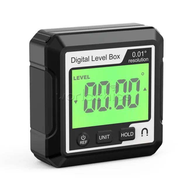 Digital Level Box Protractor Angle Finder 90° Level Bevel Gauge Inclinometer New