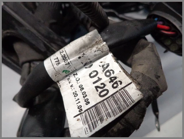 MERCEDES W211 OM646 Motorkabelbaum 6461500120 Kabelbaum Delphi Original ...