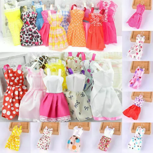 60Pcs Barbie Doll Dresses, Shoes, Jewellery Clothes Girl Gifts Set Accessories