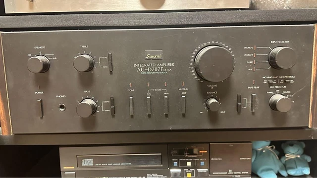 Ampli Intégré Sansui AU-D77X – Remis à Neuf – 2x110W – 220V – TBE