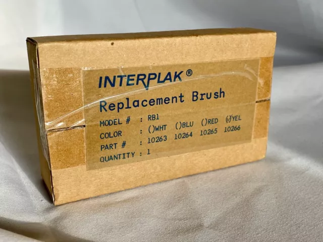 INTERPLAK Color-Coded Interchangeable Brush Head RB-1 - 1 Yellow 2