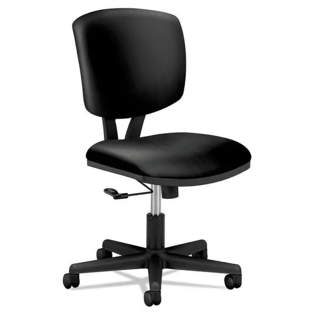 HON Volt Series Task Chair, Black Leather