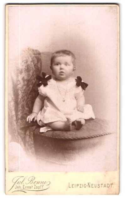 Photographs Jul. Benne, Leipzig-Neustadt, railway street 47, Cute Portrait