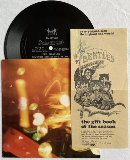 THE BEATLES -SEVENTH Christmas Record- Rare 1969 Fan Club