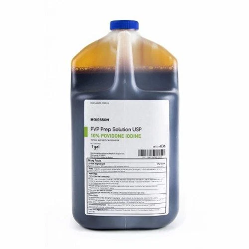 Prep Solution McKesson 1 gal. Jarra de povidona 10 % de fuerza