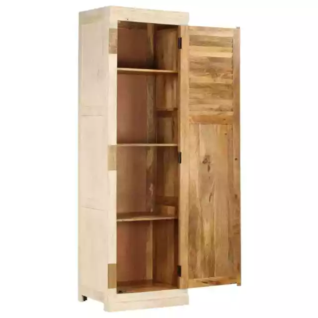 Kleiderschrank Garderobenschrank Holzschrank Garderobe Massivholz Mango vidaXL 2