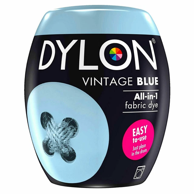 22 COLOURS DYLON Fabric & Clothes Dye Dylon Machine Dye Black Blue Gray