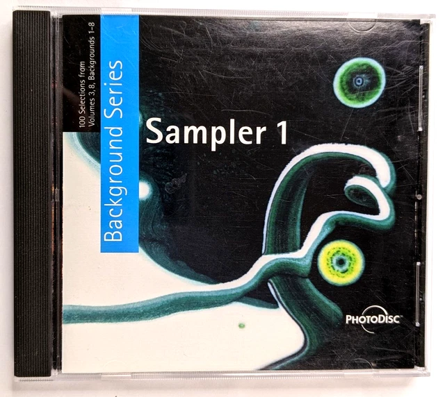 PhotoDisc Background Series Sampler 1 CD 100 Imágenes de Stock libres de regalías