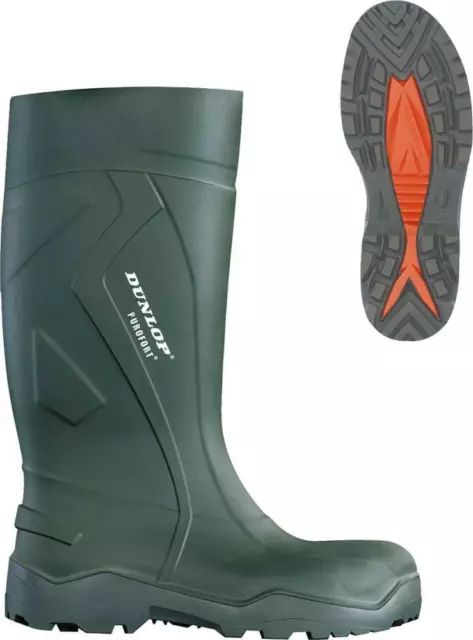 DUNLOP Stiefel Purofort S5 CI grün Gr.43