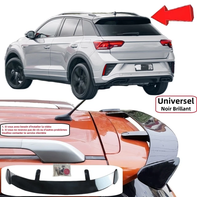 Spoiler Aileron Universel Pour VW Touareg - ABS Noir Brillant 130cm - Neuf Avec Vis