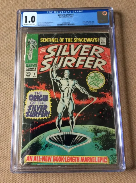 Marvel Comics Silver Surfer #1 CGC 1.0 OW/WP 🔥Mega-Key Silver Age Grail 1968