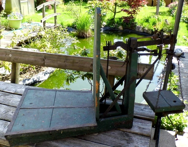 alte Sackwaage, Kartoffelwaage - Original Zustand mit schöner Patina