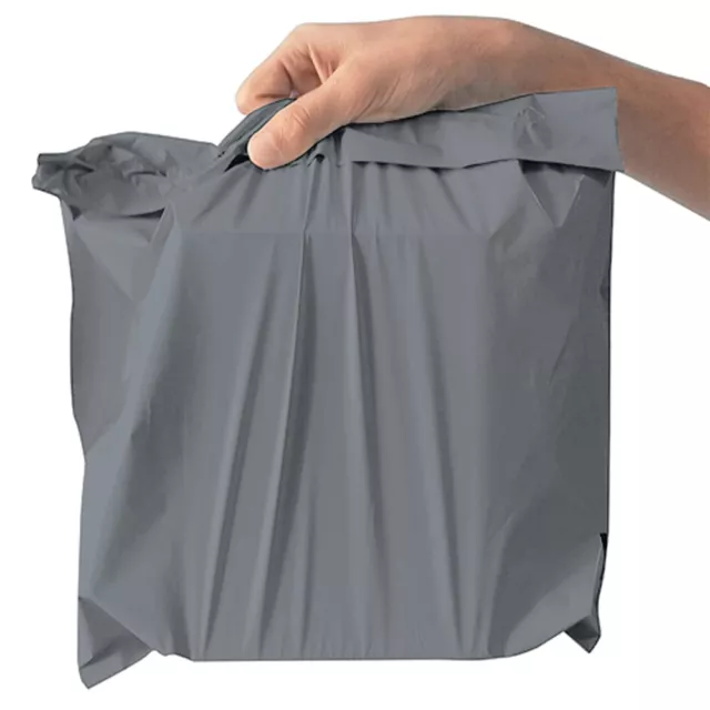 Grey Mailing Bags Mixed Sizes Poly Postage Large Strong Self Seal Plastic Postal 3