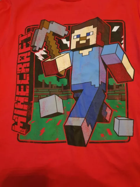 Minecraft personnage T-Shrt pour garçons enfants T-shirt officiel 9-10 ans 2
