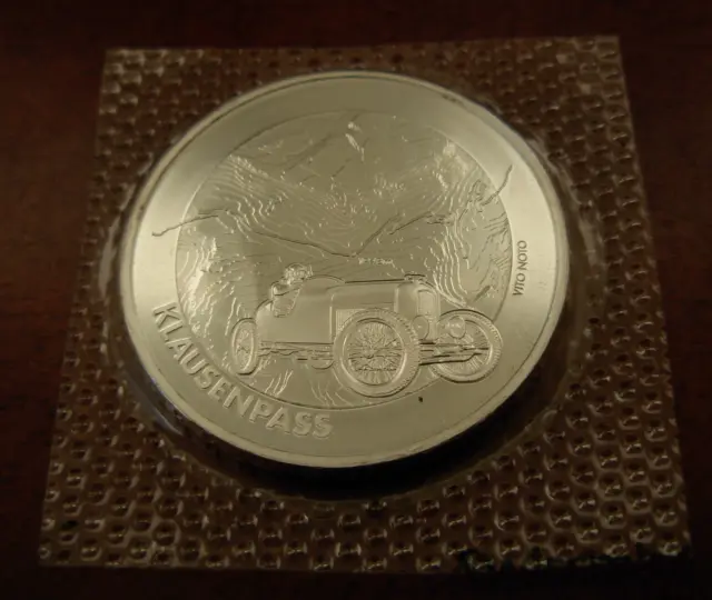 Switzerland 2018 Silver 20 Francs Klausenpass Original Mint Sealed BU