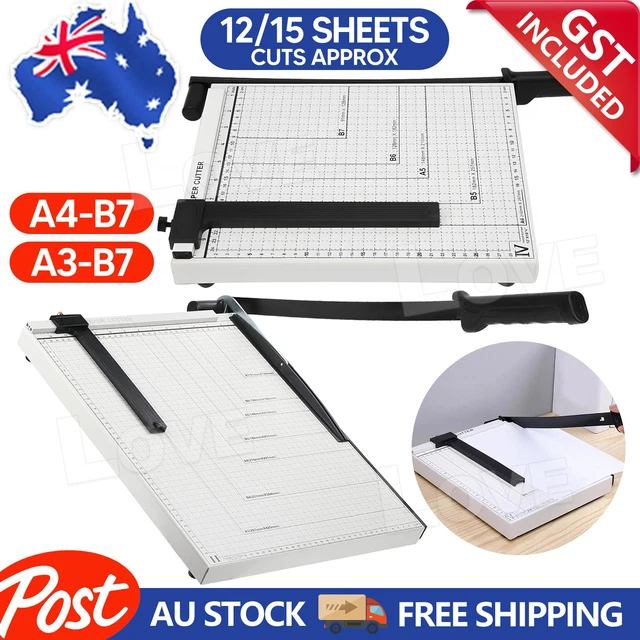PREMIUM PAPER PHOTO Cutter Cut Portable Guillotine Knife Trimmer Office ...