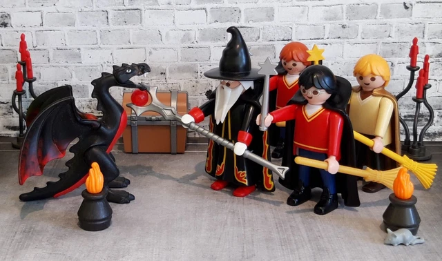 PLAYMOBIL HARRY POTTER RON DRACO MINERVA FIGURINE HOGWARTS POTIONS BAGUETTE