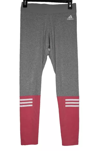 Adidas Originals Women's Size Small Activewear Leggings Colorblock Gray & Pink