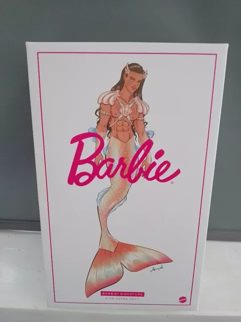 Mattel Gold Label Barbie Signature King Ocean Ken Merman Doll 2021 # GTJ97