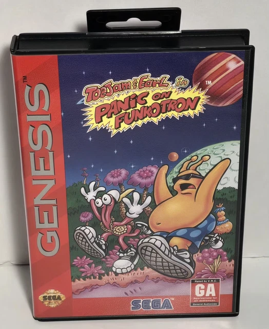 Megadrive MD:Toejam & Earl in Panic on Funkotron [TOP & RARE] Pal