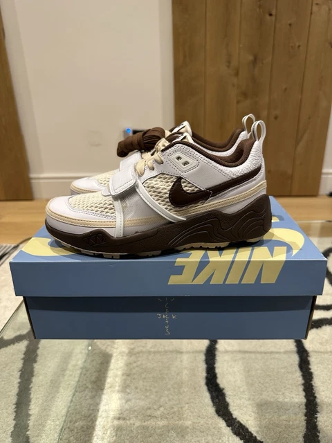 NIKE X TRAVIS Scott Zoom Field Jaxx Light Chocolate UK4.5 Brand New Deadstock £161.88 - PicClick UK