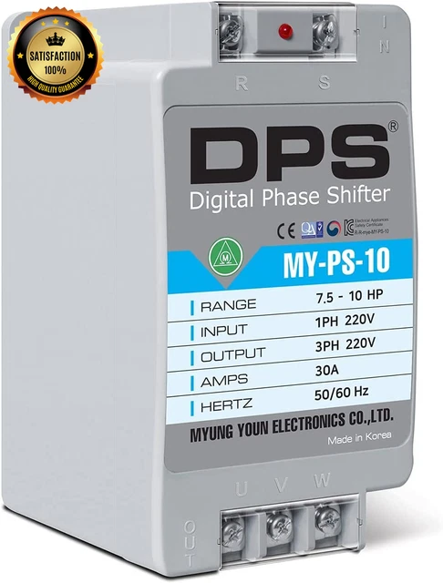 Single Phase to 3 Phase Converter, MY-PS-10 Model, Suitable for 7.5Hp(5.5Kw) 23