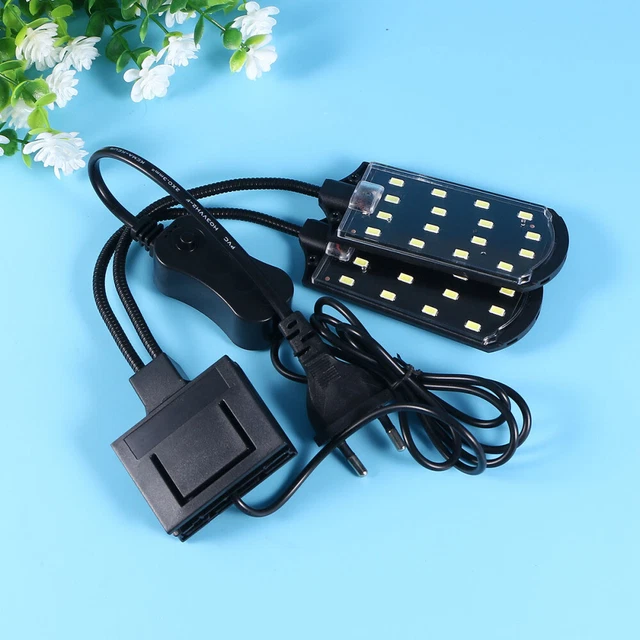 Luz de tanque de peces lámpara de acuario mini luces de acuario tanque de peces luz LED de acuario