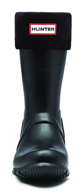 Hunter Short Boot Socks Unisex Synthetic Black Welly Socks Size UK 3 - 12