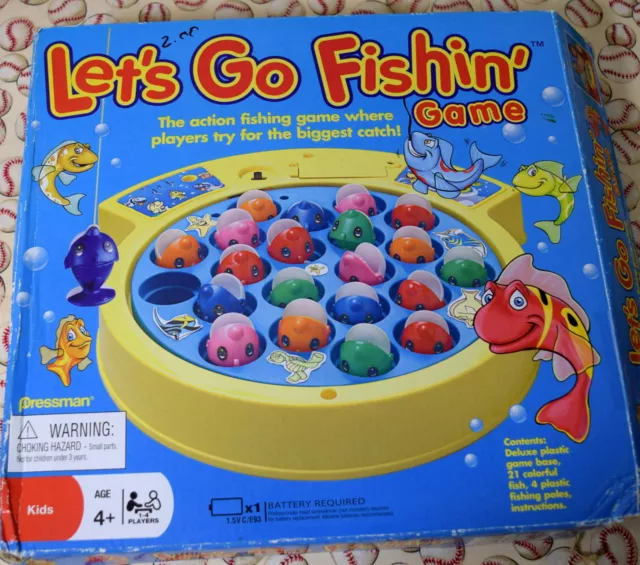Let's Go Fishin' Deep Sea Replacement Parts Game Pick Fish / Fishing Poles