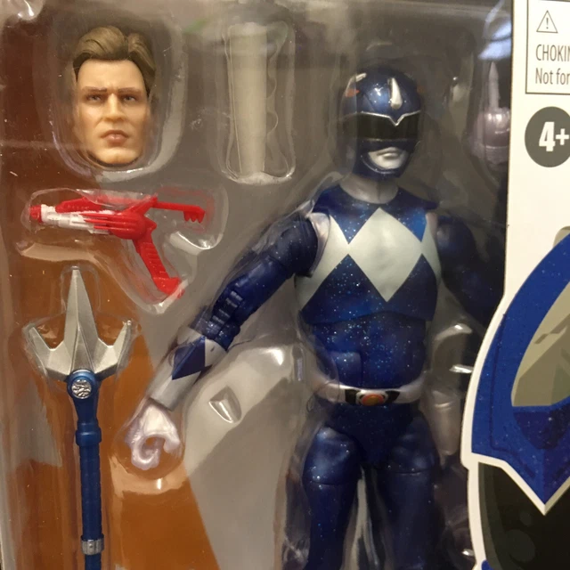 Power Rangers Lightning Collection Mighty Morphin “Metallic” Blue Ranger  *Read* 6