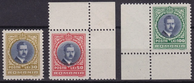ROMANIA 1931 Mi 386/388 MNH