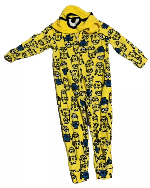 MINIONS ONE PIECE Pajamas Union Suit Blanket Sleeper Costume Boys Girl 6 8 10 12 22.70 PicClick